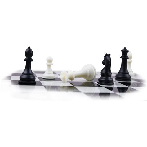 Black And White Chess Pieces Chessboard Black Checkerboard Concise