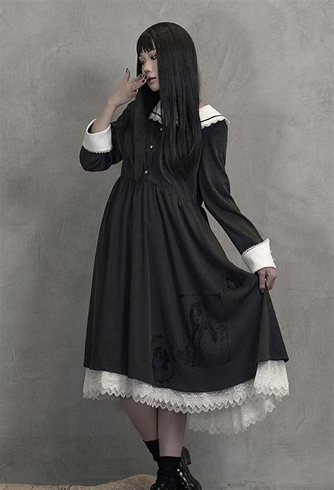 Gothic Junji Ito Collection Kawakami Tomie Dress Gothic Dress Outfit