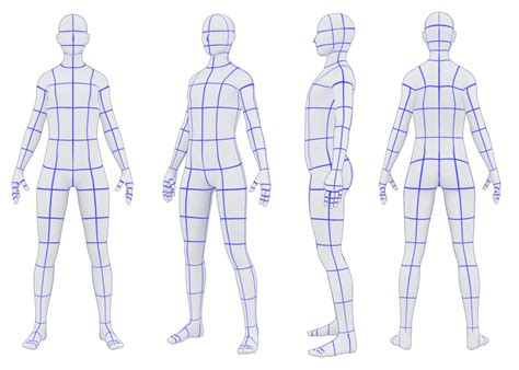 Average Joe Character Turn Sheet Blender Character Modeling