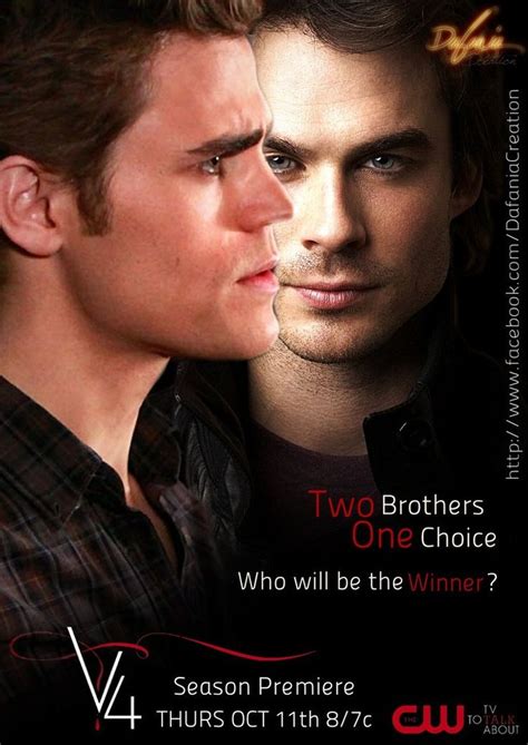 Paul Wesley And Ian Somerhalder As The Salvatore Brothers On The