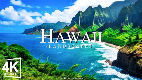 Hawaii 4k Uhd Scenic Relaxation Film With Calming Music 4k Video Ultra Hd Youtube