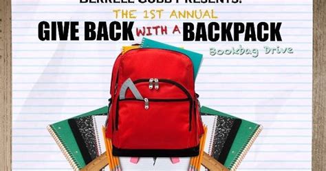 Backpack Giveaway To Help Parents Prep For New School Year
