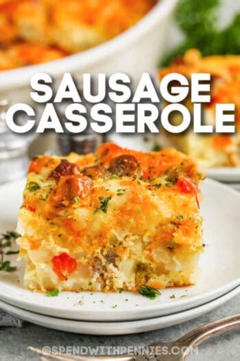Sausage Breakfast Casserole Spend With Pennies