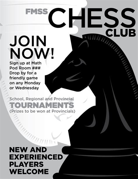 We did not find results for: Creating chess club at school, this is the poster what do you guys think? Any suggestions? thank ...