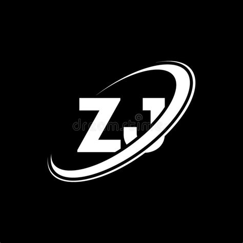 zj z j letter logo design initial letter zj linked circle uppercase monogram logo red and blue