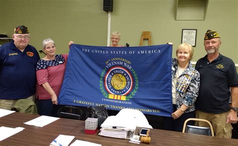 Daughters Of American Revolution Present Flag To Commemorate 50th