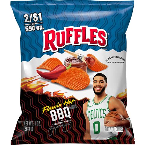Ruffles Flamin Hot BBQ Flavored Potato Chips SmartLabel