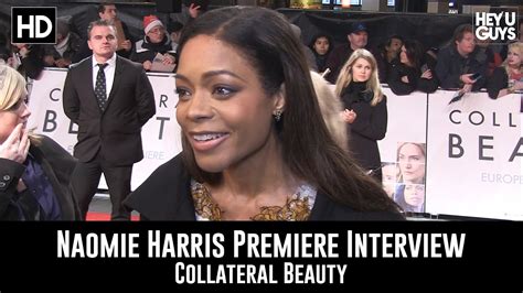 Naomie Harris Premiere Interview Collateral Beauty Youtube
