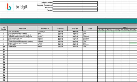 7 Free Project Schedule Templates Free Template Downloads