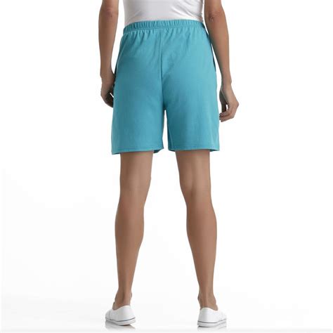 Basic Editions Womens Jersey Knit Shorts