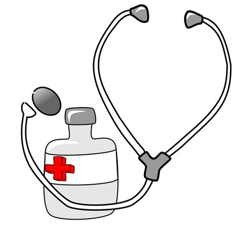 Public Domain Clip Art Image Medicine And A Stethoscope Id