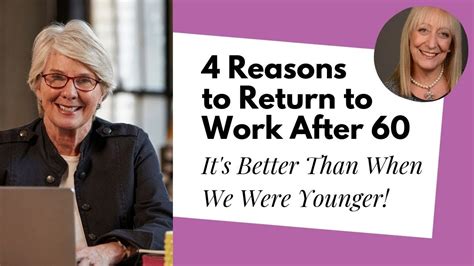 4 Benefits Of Going Back To Work As An Older Woman Youtube
