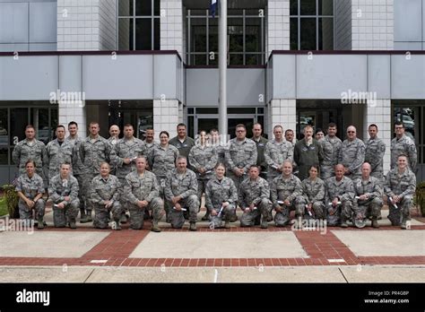 Airmen From The 130th Airlift Wing Whod Been Recognized For Completion Of Their Community
