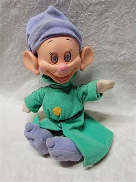 Disney Snow White Seven Dwarfs Dopey 1993 Mattel Vintage Soft Body Firm Head 14 4749 Picclick