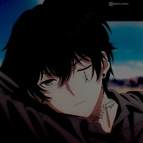 Black Haired Anime Boy Anime Black Hair Dark Anime Otaku Anime