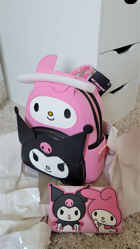 My Melody And Kuromi Backpack In 2022 Backpacks Melody Bags