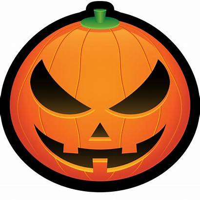 Pumpkin Clipart Jack Halloween Lantern Icon Evil