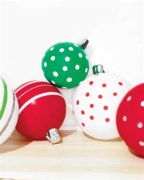 Christmas Ornament Balloons Martha Stewart