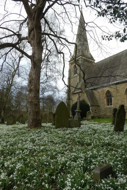 Church And Snowdrops DS Pugh Geograph Britain And Ireland