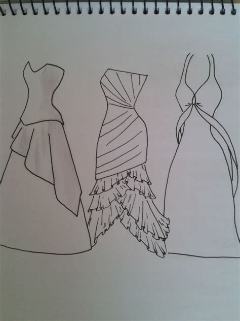 Vestidos Para Dibujar Bonitos De Moda Vestidos De Moda