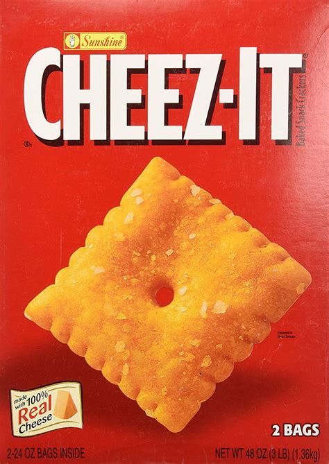 Sunshine Cheez It Crackers 3 Lb Box Includes Two 24 Ounce Bags By