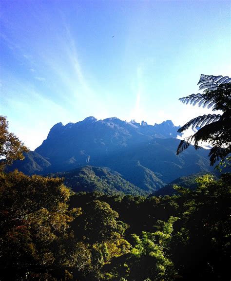 Mount Kinabalu View From Kinabalu Park Kinabalu Park Places To See