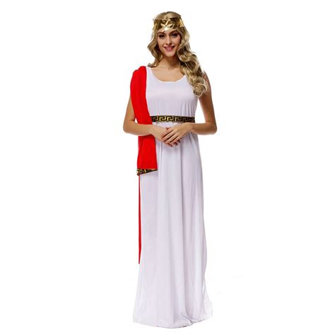 Buy Adult Greek Goddess Athena Goddess Costumes White