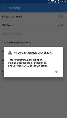 A cipher can be used to both encrypt and decrypt data. Fingerprint Unlock doesn't work [requires device and OS ...