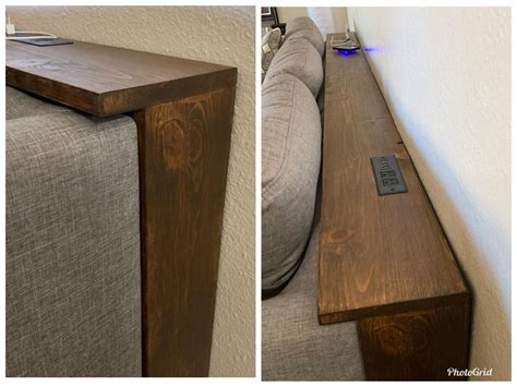 Characterized by its classic iron frame and vintage wood grain, the foyer table adds a distressed. Behind the Couch Console Table Plans in 2020 | Diy sofa ...