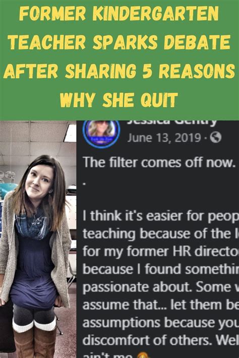 Former Kindergarten Teacher Sparks Debate After Sharing 5 Reasons Why She Quit Quites