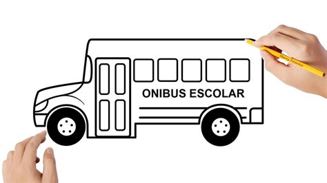 Como Desenhar Um ônibus Escolar Youtube