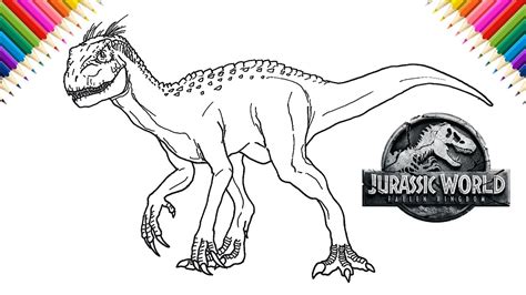 How To Draw Indoraptor From Jurassic World Fallen Kingdom Step By