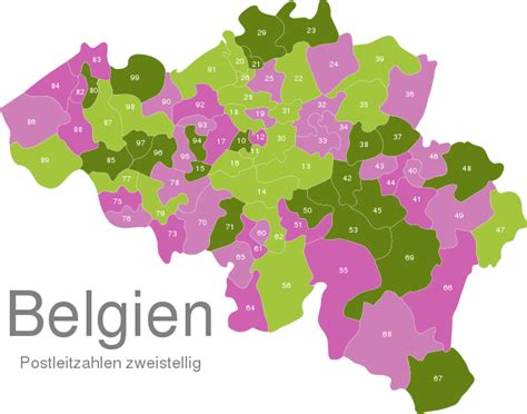 Belgium Postal Codes Digit Interactive Javascript Map Javascript