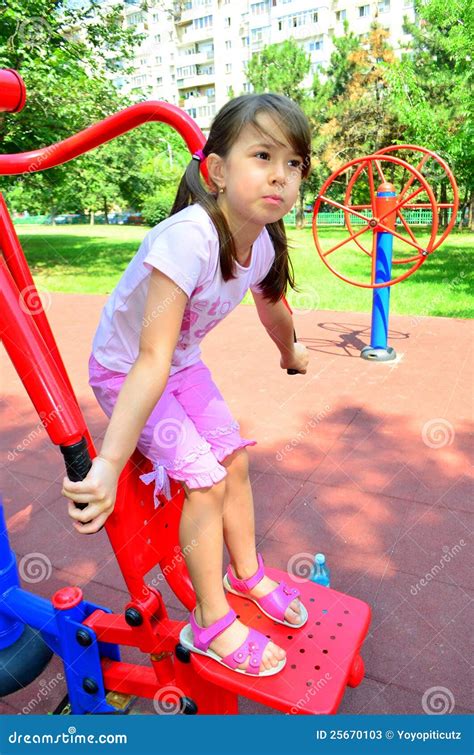 Girl Exercising Stock Image Image Of Happy Exercising 25670103