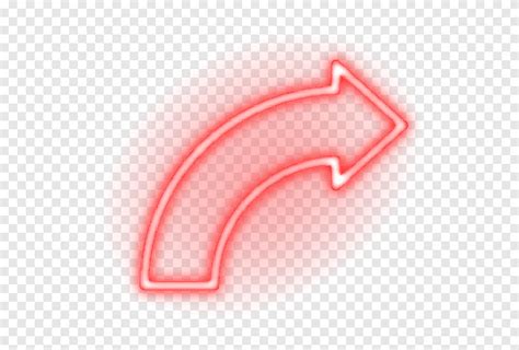 Red Neon Arrow Arrow Neon Light Png Pngegg