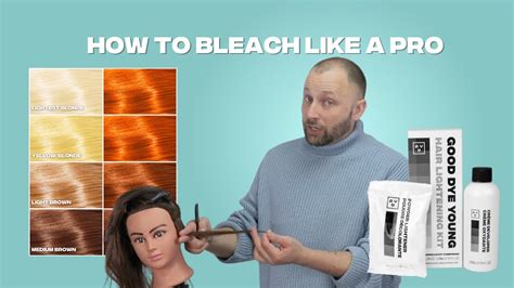 How To Bleach Your Hair At Home Like A Pro Youtube