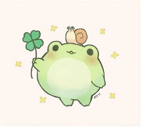 Cute Frog Pfp Cute Little Drawings Cute Animal Drawings Kawaii Frog