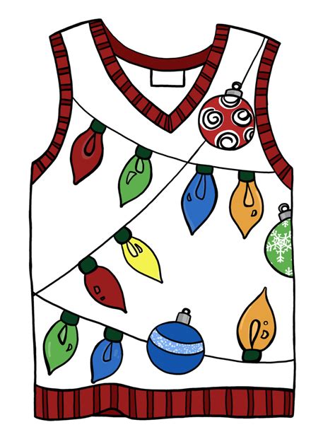 Ugly Christmas Sweater Clipart At Getdrawings Free Download