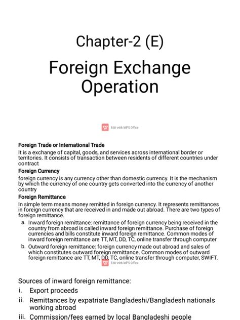 Foreign Exchange Note Pdf Letter Of Credit Libor