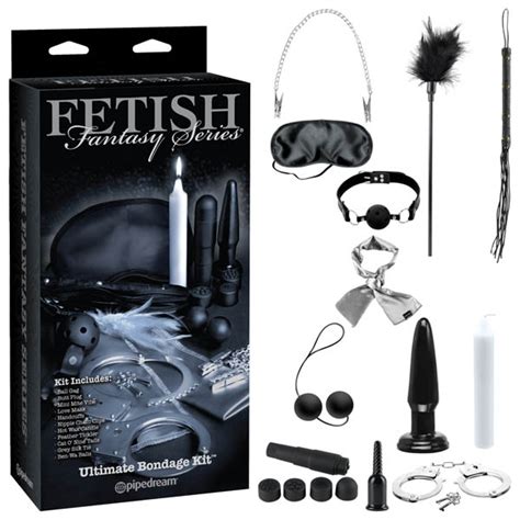 fetish fantasy series limited edition ultimate bondage kit 11 piece set the red lantern