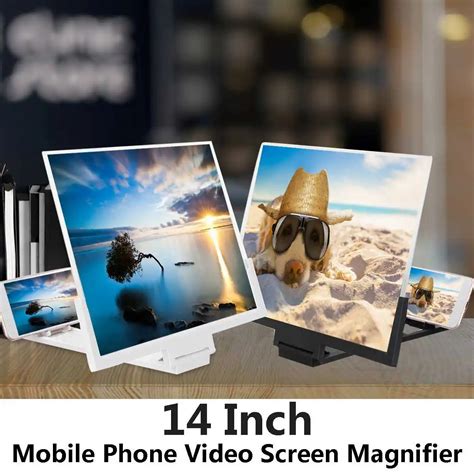 14inch Mobile Phone Screen Magnifier Display 3d Hd Screen Amplifier