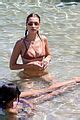 Bella Gigi Hadid Wrestle At The Beach In Their Bikinis Photo