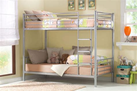 Grey Adults Double Bunk Bed One Step Furniture Id 4873701191