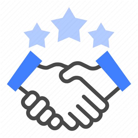 Partnership Contract Collaboration Business Partner Hand Shake Deal Icon Download On