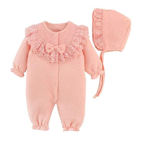 macacão de algodão macacão de bebê recém nascido roupas de menina princesa rendas conjunto