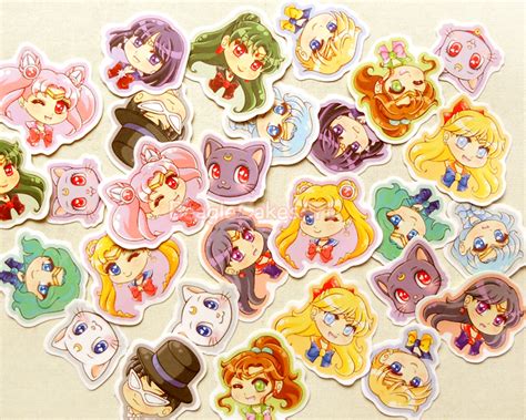 Get your hands on great customizable cute kawaii stickers from zazzle. Sailor Moon Sticker Pack: Cute Anime Stickers, Kawaii ...