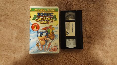 Opening To Sonic Christmas Blast 2003 Vhs Youtube