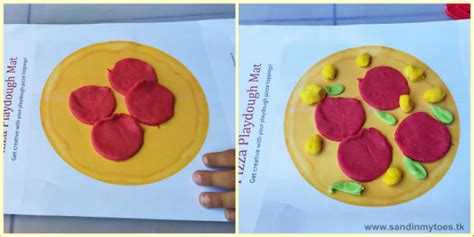 Busy Hands Pizza Play Dough Mat How To Make Pizza Pizza