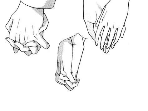 Holding Hands By Benulis On Deviantart Anime Hands Drawing Anime