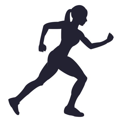 Girl Running Silhouette Transparent Png And Svg Vector